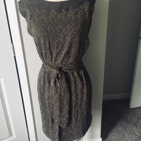 Vintage, like new Marc by Marc Jacobs brown and gold dress - Picture 1 of 5